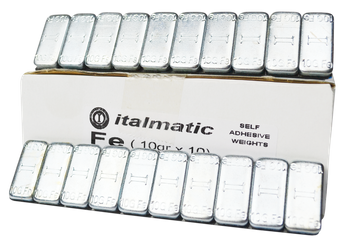 Ciężarek klejony stalowy cynkowany 100g (10x10g) SUV i 4x4