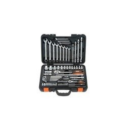 Zestaw nasadek i kluczy 78 szt. 1/4" i 1/2"