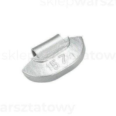 Ciężarek nabijany cynkowy powlekany na felgi stalowe STD 15g NG (100szt./op.) (NGSTZ-15)