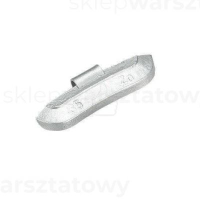 Ciężarek nabijany cynkowy-powlekany na obręcze stalowe std 35g ng (50szt./op.) (NGSTZ-35)