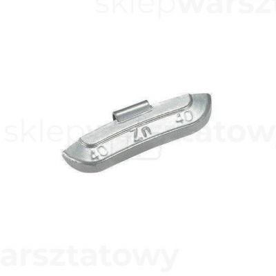 Ciężarek nabijany cynkowy-powlekany na Obręcze stalowe std 40g ng (50szt./op.) (NGSTZ-40)