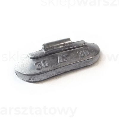 Ciężarek nabijany ołowiany do felg stalowych STD 30g TP (100 szt./op.) (TPCOSTD-030)