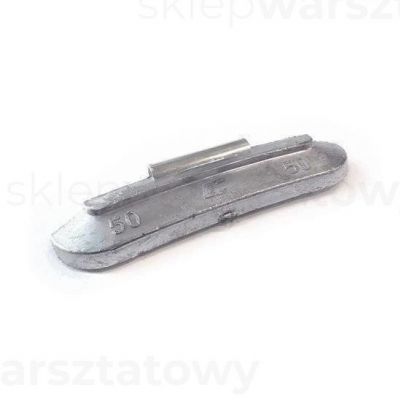 Ciężarek nabijany ołowiany do felg stalowych STD 50g TP (50 szt./op.) (TPCOSTD-050)