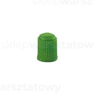 Nakrętka plastikowa na zawór zielona (NGVC8-GREEN)