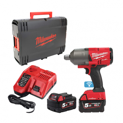 Klucz udarowy akumulatorowy MILWAUKEE 3/4&quot; zestaw (TTI-M18ONEFHIWF34-502X)