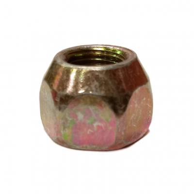 Nakrętka przelotowa M12x1.25x16 (klucz 21mm) stożek (DNIS)