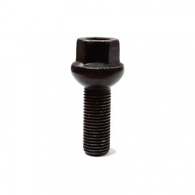 Śruba M14x1.50x34mm (kula) klucz 19mm czarna (LS19D34F)