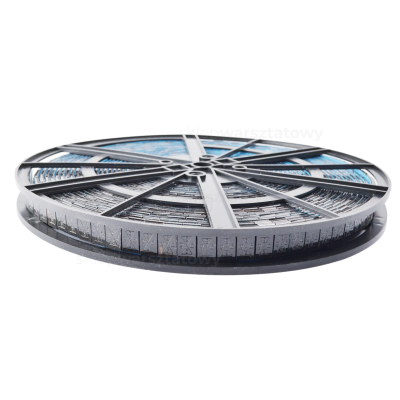 Ciężarek klejony stalowy czarny rolka 6kg szeroka taśma Colmec (NGBOAF11-S-W-BLACK)