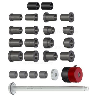 Probike iii doposażenie - wałek 19 mm quickfix zestaw tulejek + tablica ścienna haweka (815-008-002)