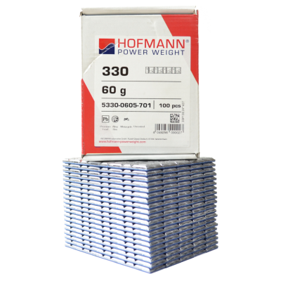 Ciężarek klejony Slim 60g (4x5g+4x10g) Hofmann (1op/100szt.) (5330-0605-701-BOX)