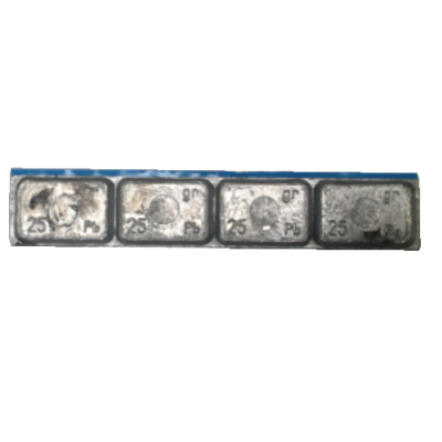 Ciężarek klejony ciężarowy 100g (4x25g) NG (NG4X25)