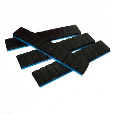 Ciężarek klejony stalowy malowany czarny 120g (12x10g) do SUV i 4x4 (HK4207FEB-BOX)