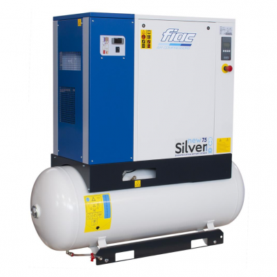 Sprężarka śrubowa NEWSILVER+D 10BAR 7,5/270 400V/50/3 (5,5kW) (FIAC4152040181)