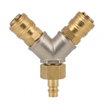 Trójnik Y 1/2" z szybkozłączkami (4303047)