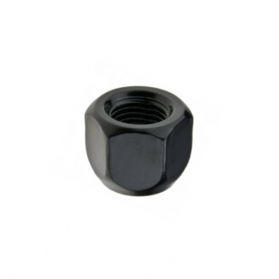 Nakrętka przelotowa czarna M12x1.25x15mm (stożek) klucz 19mm Suzuki (BAS-12X1.25X15ST19CZ)