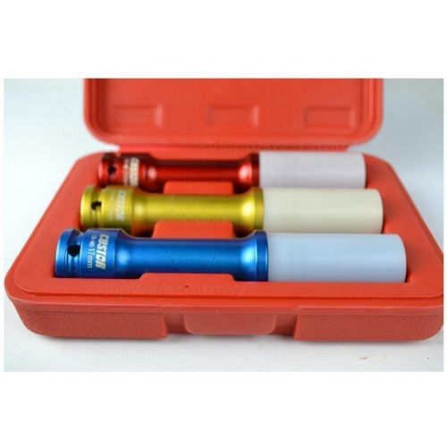 Zestaw 3 nasadek długich 1/2&quot; w osłonie (RAYA-AS-042B)
