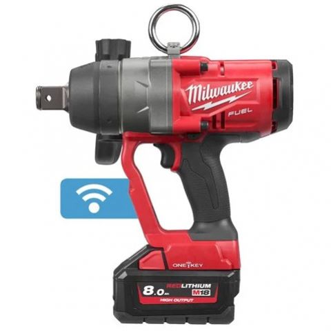 Klucz udarowy akumulatorowy MILWAUKEE 1&quot; zestaw (TTI-M18ONEFHIWF1-802X)