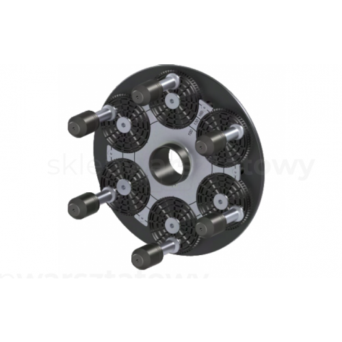 HAWEKA, Zestaw Quick Plate IV, 3 płyty dociskowe 4/5/6-otworów do wyważarek Hofmann PowerClamp + bolce i tablica (210-818-001)
