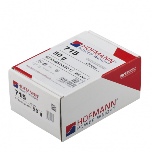 Ciężarek klejony motocyklowy chromowany 7x5g+6x2.5g (5715-0504-701)
